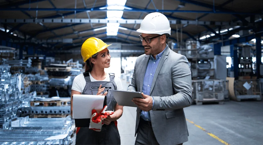 Equipo de ingeniería en sitio